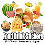 Cover Image of Baixar Food Drink Stickers - WAStickerApps 36.0 APK
