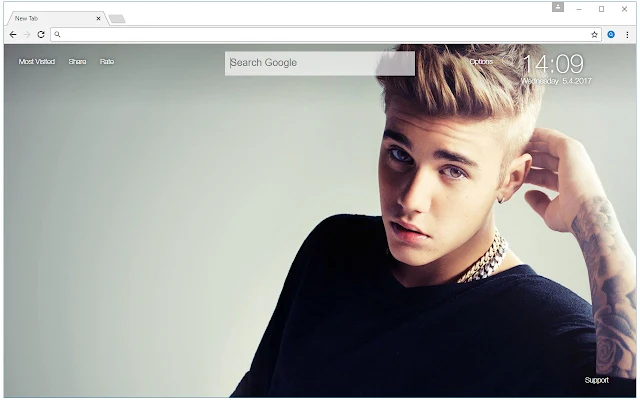 Justin Bieber Wallpaper Hd New Tab Themes Free Addons