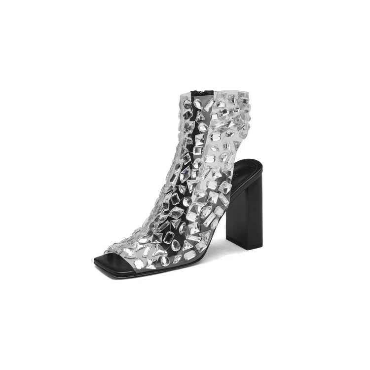 Title 6, Damen Große Größe Sommer Sandaletten Stiefel mi...