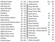 Gorkha Momo House menu 1