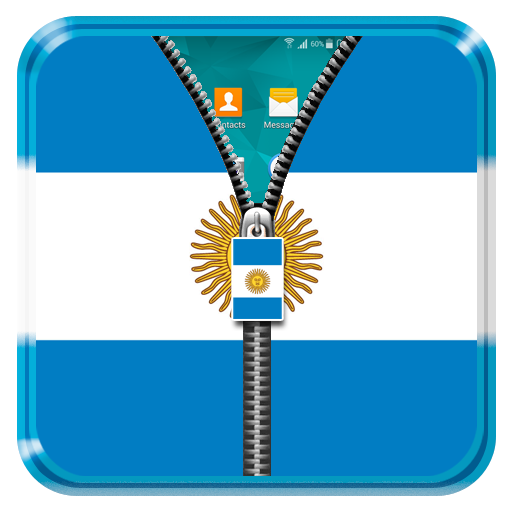 ArgentinaFlag ZipperLockScreen 個人化 App LOGO-APP開箱王