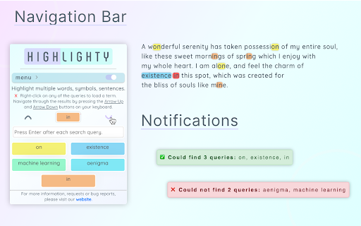 Highlighty: Search, Find, Multi Highlight