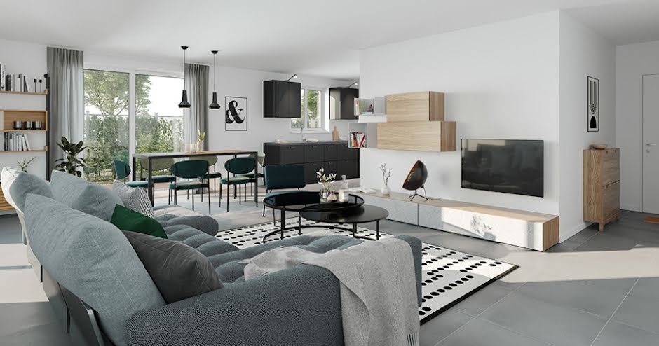 Vente maison neuve 6 pièces 106 m² à Evry-Grégy-sur-Yerre (77166), 300 000 €