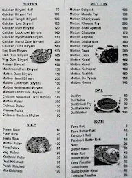 Baba Hotel & Lunch Home menu 4