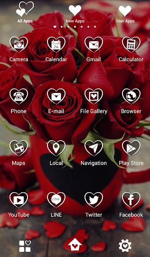 Cute wallpaper-Roses & Hearts 1.0.0 Windows u7528 3