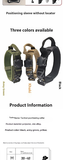 Title 7, Tactical Waterproof Positioning Ring Dog Collar...