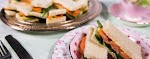Tea Sandwich with Smoked Salmon & Mustard Butter was pinched from <a href="http://www.downtonabbeykitchen.com/recipes/tea-sandwich-smoked-salmon-mustard-butter" target="_blank">www.downtonabbeykitchen.com.</a>