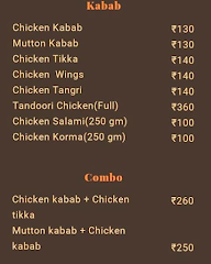 Pishori Shahi Kabab menu 1