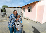 Mayor Johannes Mienies and his mom, Elsie, at their home in Laingsburg. 