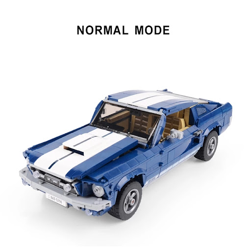 Title 1, Ford Mustang GT Racing Assembled Building Block...