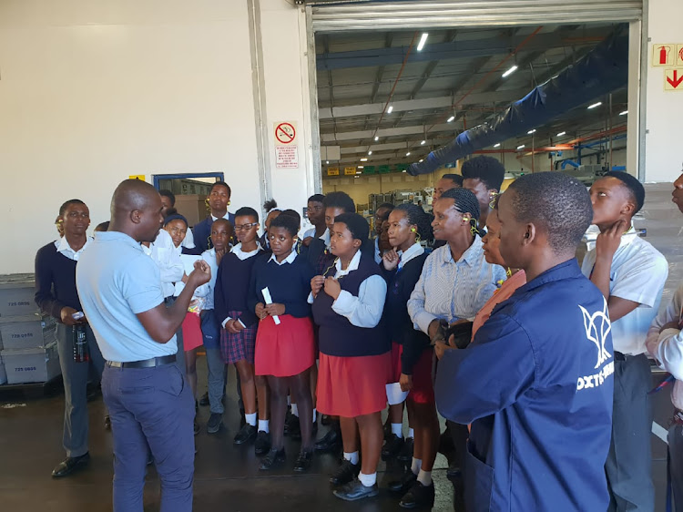 Sikhuluhe learners at Foxtec-Ikhwezi get a taste of the future from Wandisile Mbengashe.