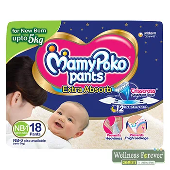 Mamypoko Extra Absorb Pants New Born 1 Pc