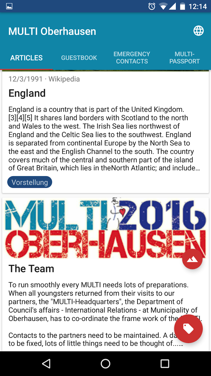 MULTI Oberhausen 2016 Screen 1