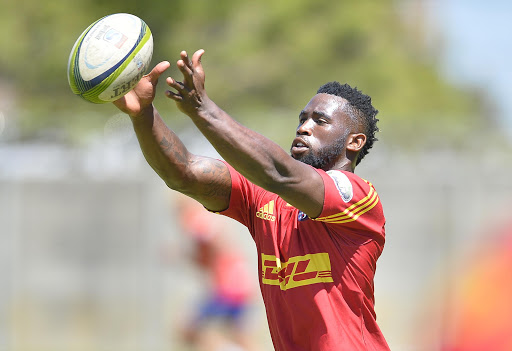 Siya Kolisi during the DHL Stormers training session at HPC, Bellville on February 21, 2017 in Cape Town, South Africa.