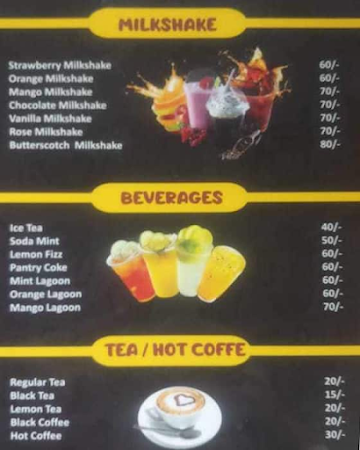 Cafe Crazy Lovers menu 