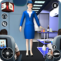 Icon Airhostess Flight Pilot 3D Sim