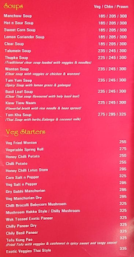 Sum Yum Asia menu 1