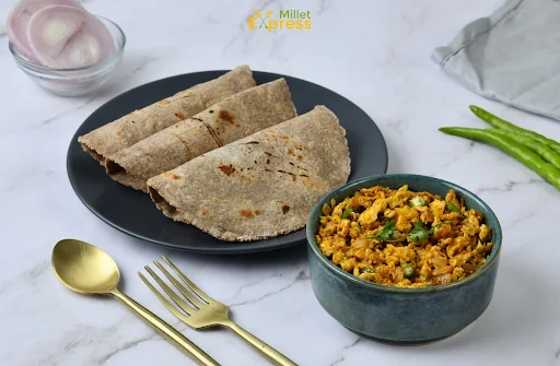 Egg Burji With Multigrain Roti