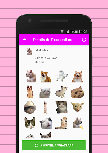 WhatsApp Arabic comic stickers WastickerApp