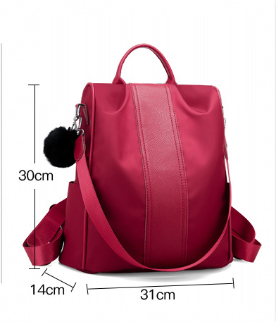 Title 1, Vegan Womens Faux Leather Multifunction Anti-T...