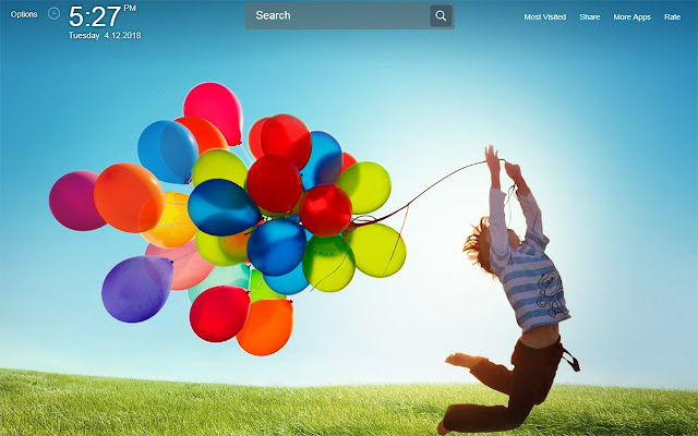 Ballon Wallpapers New Tab Theme