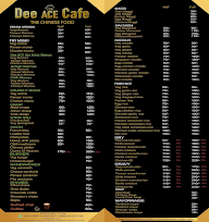 Dee Ace Cafe menu 2