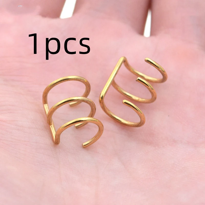Faux Boucles d'Oreilles Style Clip Écouteurs Non Percés Profitez de la Musique Sans Perçage Confort et Sécurité Facilité d'utilisation