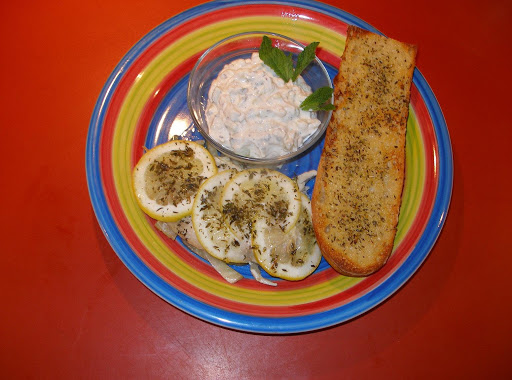 Baked Halibut with Fennel & Cucumber Raita