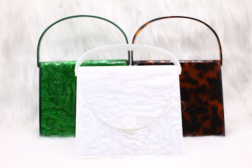 Title 7, Tortoiseshell Simple Square Evening Bag Clutch ...