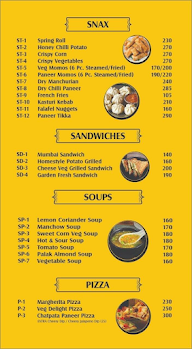 Yellow Mustard menu 1