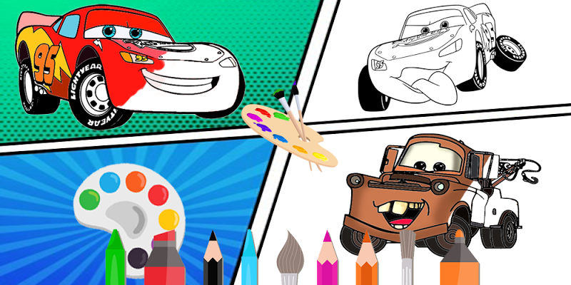 lightning mcqueen coloring pages games with obstacles