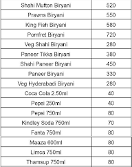 JKBH - Authentic Biryani House menu 2