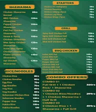 Chicken Rider menu 1