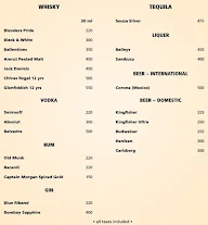 Ankur - The Coastal Bistro menu 1