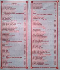 Hotel Varishtta menu 1