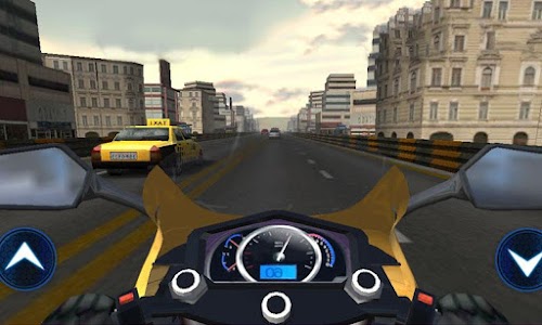 Android application Moto Traffic Rider screenshort