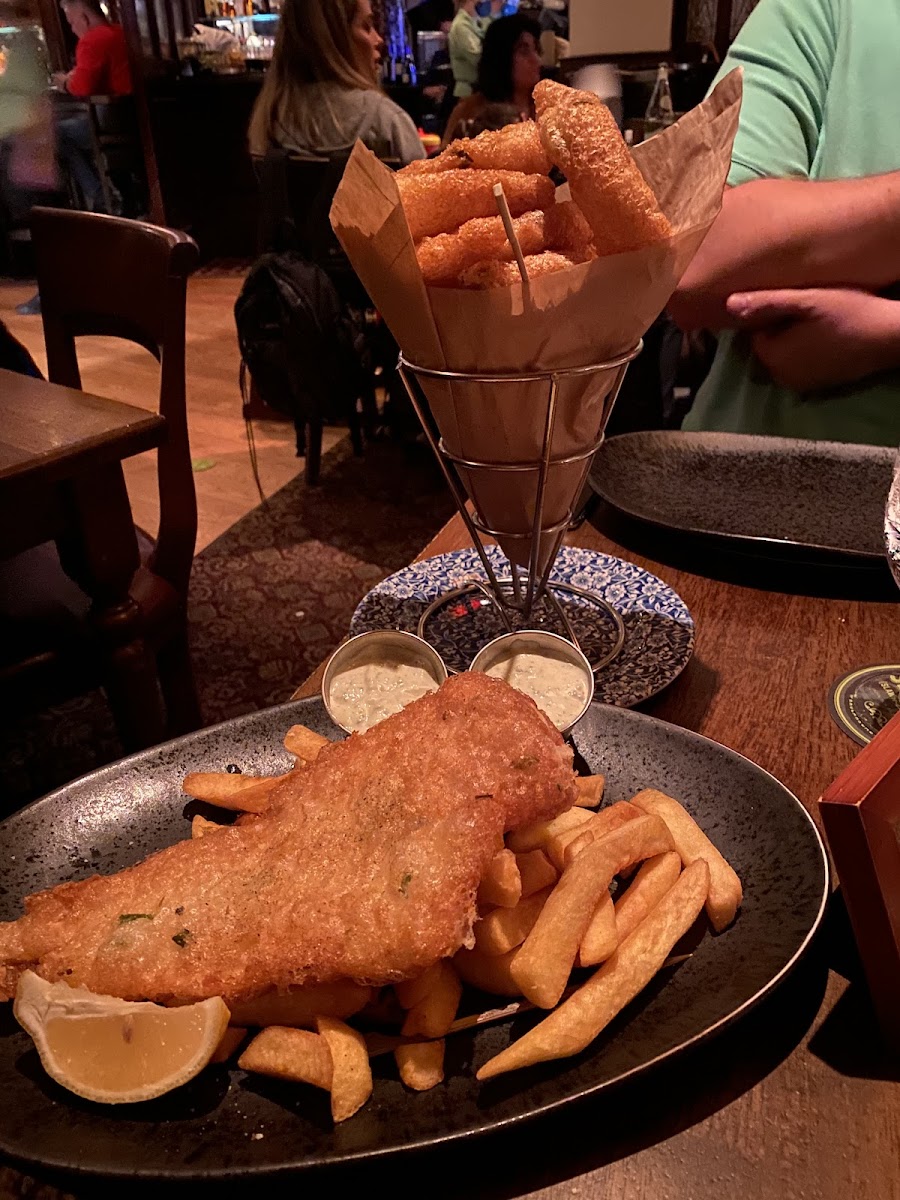 Gluten-Free Fish & Chips at Raglan Road Irish Pub