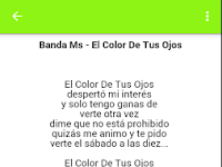 El Color De Tus Ojos Ms Letra