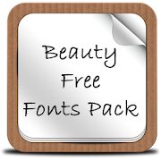 Beauty Free Fonts Pack  Icon