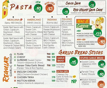 La Pino'z Pizza menu 