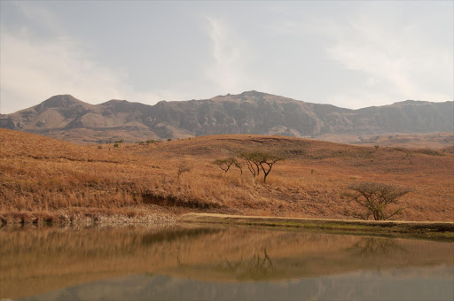 The sun warms up a chilly Northern Drakensberg.