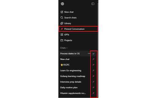 ChatGPT Pinboard - My Messages screenshot 4