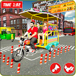 Cover Image of Tải xuống Chingchi Rickshaw Game:Tuk Tuk Parking Simulator 1.0 APK