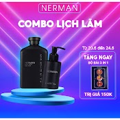 [Mã Cosnm6 Giảm 8% Đơn 249K] Combo Lịch Lãm Nerman - Sữa Tắm Gội Hương Nước Hoa Cao Cấp 350Ml & Gel Vệ Sinh Nam 100Ml