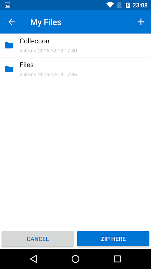 winzip android to zip and unzip file - screenshot 5