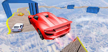 Real impossible car stunt driving on racing tracks APK