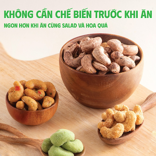 Hạt Điều Vị Wasabi Loại 500gram Vigonuts