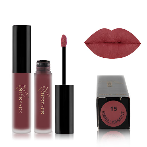 Title 3, Matte lip glaze for soft, intensely colored lip...