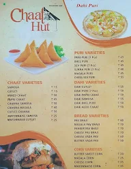 Chaat Hut menu 1