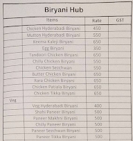 Biryani Hub menu 1